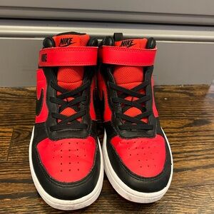 Nike Kids Red and Black Sneakers